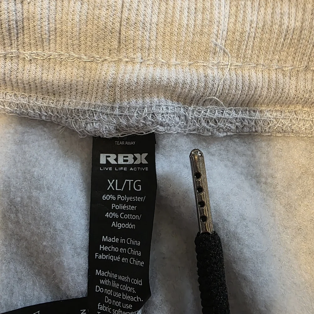 RBX Heather Gray Joggers with Black Accents